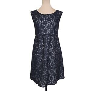 The Cassette Society Size 10 Black Lace Dress